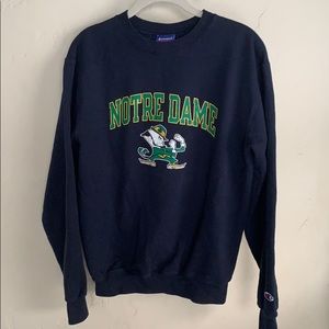 Norte Dame pull over sweatshirt